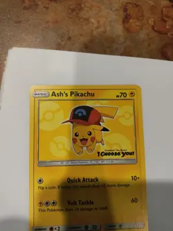 Pokemon Card - Ash's Pikachu SM111 Promo NM - Image 7