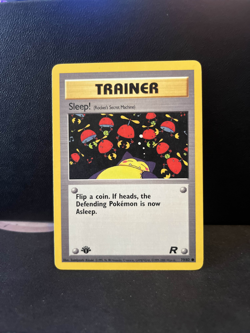 Sleep! Rockets Secret Machine 1st Edition Team Rocket 79/82 WOTC Vintage Pokemon - Image 1