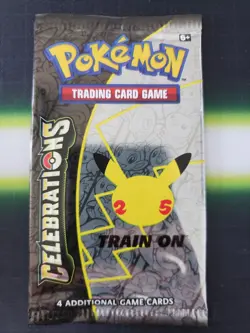 Pokemon CELEBRATIONS Booster Pack New Factory Sealed 25th Anniversary - Image 1