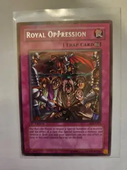 Yugioh Royal Oppression LOD-091 Legacy of Darkness 1st Edition NM/LP - Image 3
