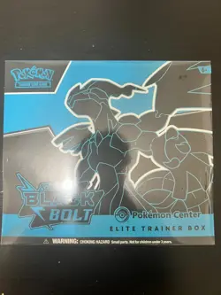 Pokemon Scarlet and Violet Black Bolt Pokemon Center Elite Trainer Box - Sealed - Image 1