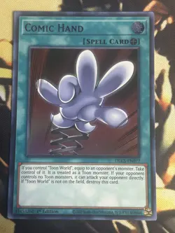 Yugioh: Cosmic Hand - DLCS-EN077 - Ultra Rare (Purple) - 1st Edition - NM - Image 1