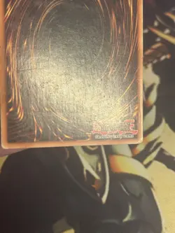 Yugioh: Gaia the Dragon Champion - LOB-125 Secret Rare Reverse Foil Error MP - Image 4