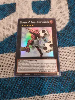Yugioh Justice Hunters - Number 67: Pair-a-Dice Smasher - Super Rare JUSH-EN058 - Image 1
