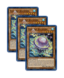 Yugioh! Electric Jellyfish LED9-EN019 (SR) 1st Ed 3x - Image 1
