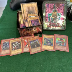 Mystery Box of Over 100 Yugioh Cards All 1996 Played Condition - Image 1