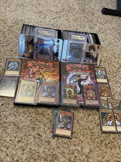 ENTIRE YUGIOH COLLECTION VINTAGE & MODERN LOB 1st, QCRs, Vintage Binders - READ - Image 1