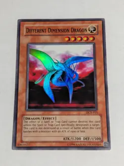 Yugioh Different Dimension Dragon DCR-015 Unlimited Super Rare NM - Image 1