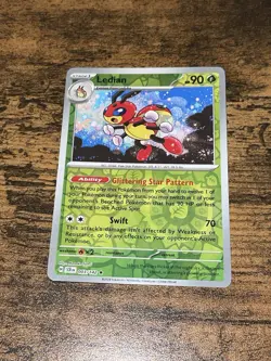 Ledian 003/142 - Stellar Crown - Reverse Holo - Pokemon Card - NM - Image 1