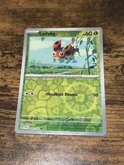 Ledyba - 002/142 - Stellar Crown - Reverse Holo - Pokemon Card - NM - Image 1