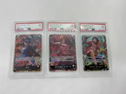PSA9 ONE PIECE 7-ELEVEN PROMO Card Set of 3 Japanese SABO ACE Luffy 2024 - Image 1