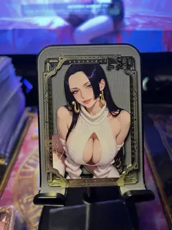 Goddess Story Metal Card Serialized Anime Waifu Random # Boa Hancock - Image 1
