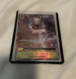One Piece TCG Basil Hawkins OP10-109 Rare Card Royal Blood Alt Art Japanese - Image 3