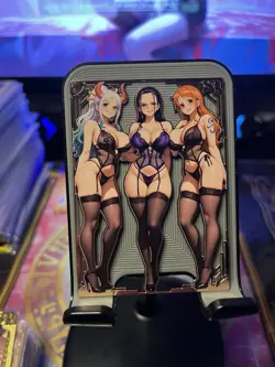 Goddess Story Metal Card Serialized Anime Waifu Random # One Piece - Image 1