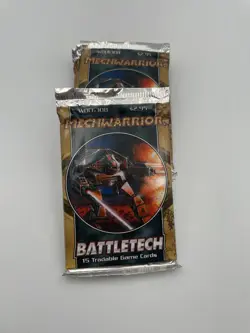 Battletech "Mechwarrior" 5x 15-Card Sealed Booster Pack Set Of 5 Packs - Image 2
