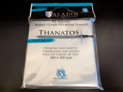Paladin Card Sleeves 55 Ct. Protectors Thanatos 100 x 100 mm! New! - Image 1