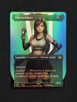 Tifa Lockhart (Borderless) FINAL FANTASY FOIL MTG Magic The Gathering Card - Image 1