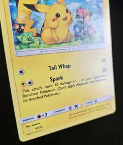 Pikachu 29/30 Alolan Raichu Trainer Kit Pokemon Card TCG MP - Image 2