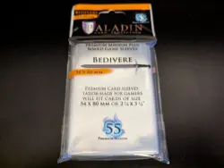 Paladin Card Sleeves 55 Ct. Protectors Bedivere 54 x 80 mm! New! - Image 1