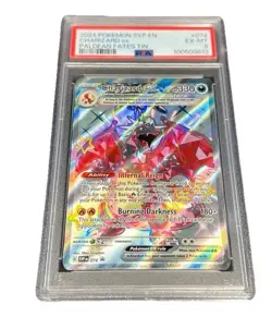2024 POKEMON SVP EN-SV BLACK STAR PROMO 074 CHARIZARD EX PALDEAN FATES - PSA 9 - Image 1