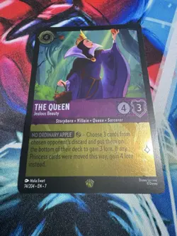 Disney Lorcana The Queen Trading Card 4/3 Cold Foil - Image 2