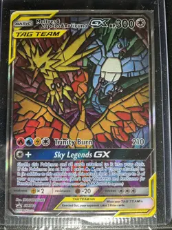 SEALED Moltres Zapdos Articuno GX Tag Team Sky Legends Pokemon Card SM210 - Image 1