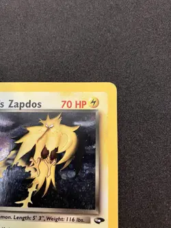 Pokemon WOTC TCG: Rocket's Zapdos 15/132 (2000) Gym Challenge • Holo Foil Card - Image 2
