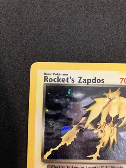 Pokemon WOTC TCG: Rocket's Zapdos 15/132 (2000) Gym Challenge • Holo Foil Card - Image 3