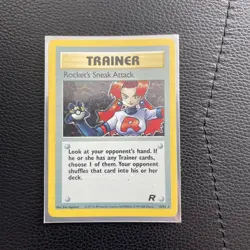 Rocket’s Sneak Attack 16/82 Team Rocket Holo Pokemon Card - Image 3
