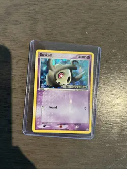 Pokemon TCG Duskull Reverse Holo Card 46/106 2005 EX Emerald - Image 1