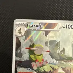 Fraxure 077/064 Sv: Shrouded Fable Holo IR Near Mint NM Pokemon Card - Image 2