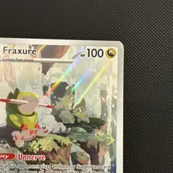 Fraxure 077/064 Sv: Shrouded Fable Holo IR Near Mint NM Pokemon Card - Image 3