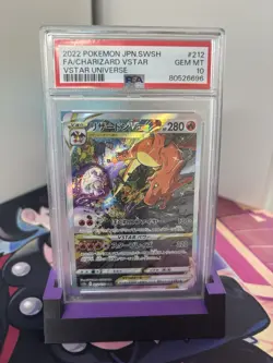 PSA 10 Charizard 212/172 s12a VSTAR SAR Pokemon Card Japanese VSTAR Universe - Image 1