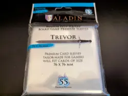 Paladin Card Sleeves 55 Ct. Protectors Trevor 76 x 76 mm! New! - Image 1