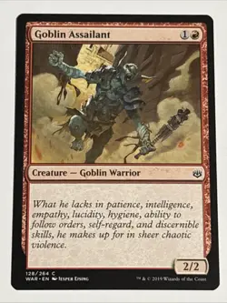 MTG War of the Spark Goblin Assailant 128/264 NM - Image 1