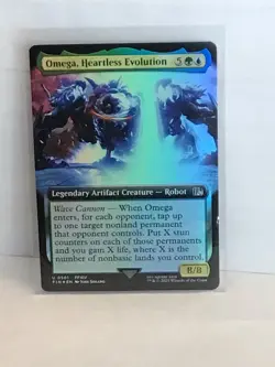 Omega, Heartless Evolution (Extended Art) #501 Final Fantasy Foil magic MTG NP - Image 1