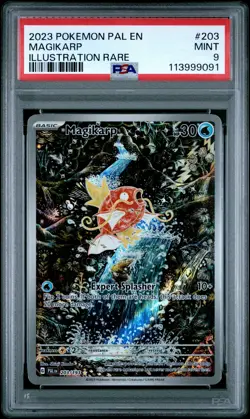 2023 Pokemon Pal EN-Paldea Evolved Magikarp #203/193 Illustration Rare PSA 9 IR - Image 1