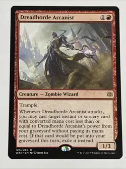 MTG War of the Spark Dreadhorde Arcanist 125/264 NM Rare - Image 1