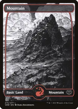 Crimson Vow Full Art Land MTG Magic Forest Swamp Mountain Plains Island Basic - Image 3