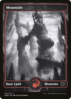 Crimson Vow Full Art Land MTG Magic Forest Swamp Mountain Plains Island Basic - Image 4