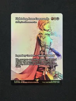 LIGHTNING, LONE COMMANDO FOIL (SHOWCASE) Final Fantasy MTG Magic The Gathering - Image 1