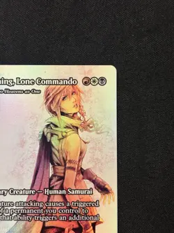 LIGHTNING, LONE COMMANDO FOIL (SHOWCASE) Final Fantasy MTG Magic The Gathering - Image 3