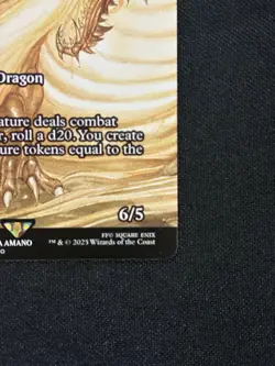 Dragon of Mount Gulg (Showcase) FINAL FANTASY NON FOIL MTG Magic The Gathering - Image 4