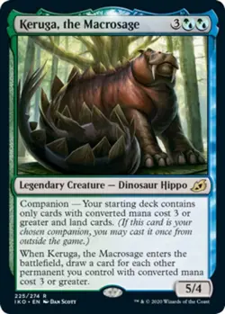 1x Keruga, the Macrosage MTG Ikoria: Lair of Behemoths NM Magic Regular - Image 1
