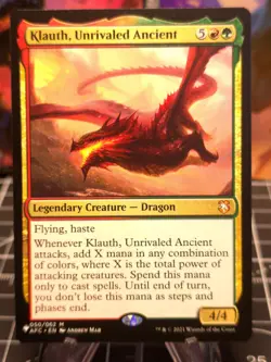 Mtg - Klauth, Unrivaled Ancient - The List Reprints (LIST)(050) - MTG - Image 1