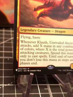 Mtg - Klauth, Unrivaled Ancient - The List Reprints (LIST)(050) - MTG - Image 5