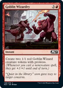 4x Goblin Wizardry MTG Core Set 2021 (M21) NM Magic Regular - Image 1