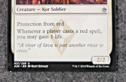Kor Firewalker Magic the gathering NM Never played MTG ...............(DS3D1K6) - Image 5