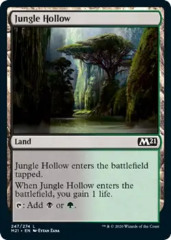 4x Jungle Hollow MTG Core Set 2021 (M21) NM Magic Regular - Image 1
