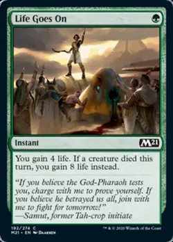 4x Life Goes On MTG Core Set 2021 (M21) NM Magic Regular - Image 1